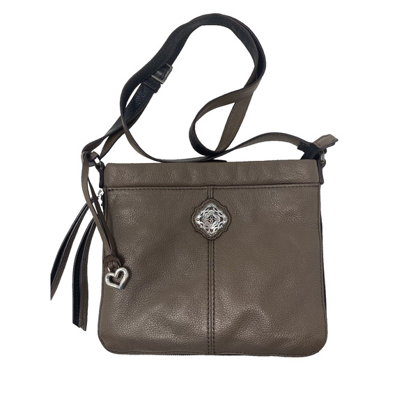 Brighton Brown Brown Sullivan Expandable Crossbody Bag - Picture 1 of 7